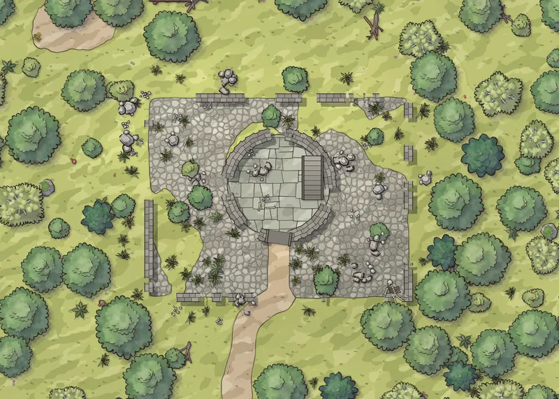 Ruined watchtower